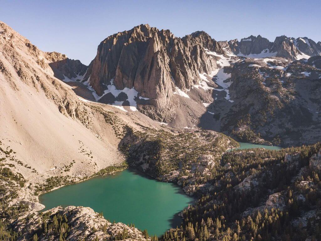 backpack to big pine lakes temple crag