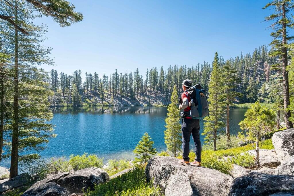 granite lake backpacking desolation wilderness